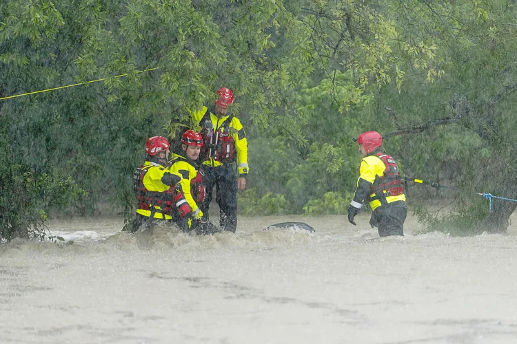 Flooding forces evacuations